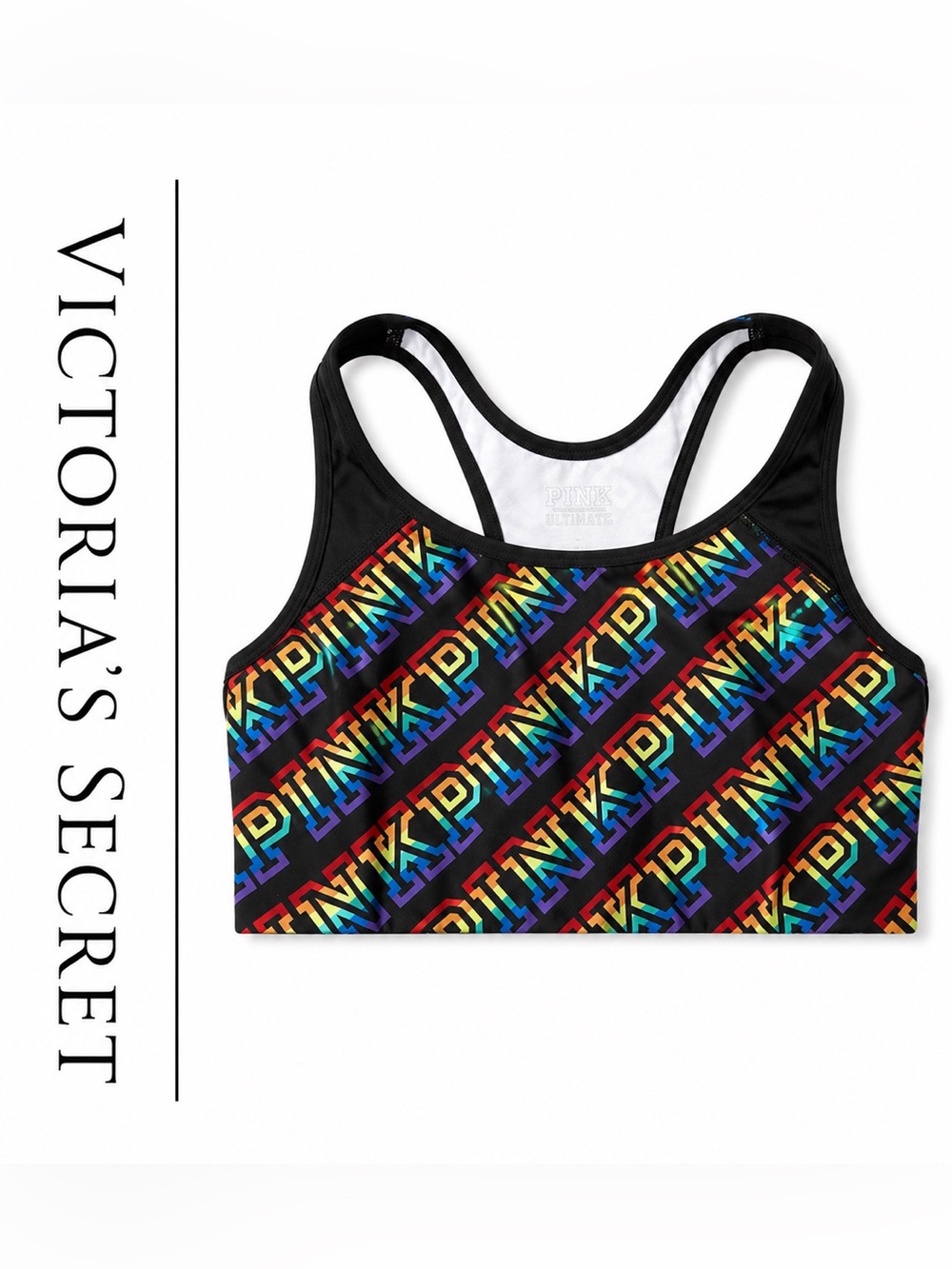 PINK Victoria's Secret Special Edition Rainbow Sports Bra